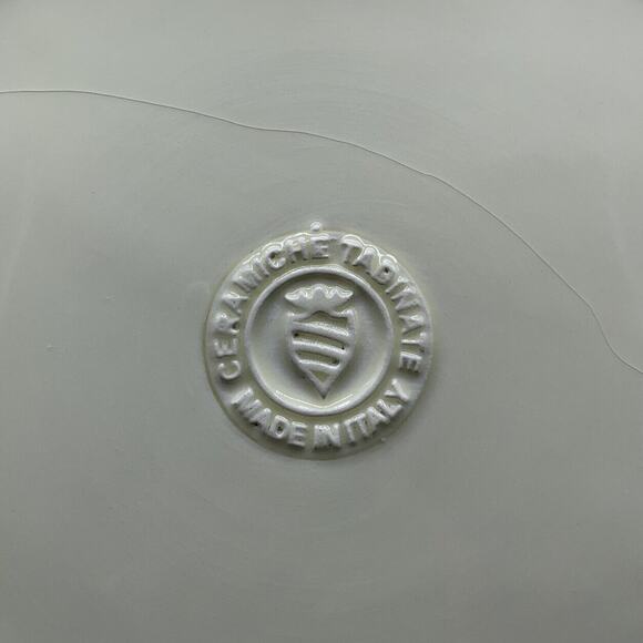 Vintage Ceramiche Tadinate 12” Cheese Platter Italy Cow Sheep READ - Picture 3 of 5